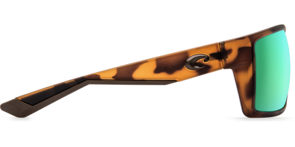 Shop Costa Reefton Sunglasses Online Costa Del Mar Glass Lenses For Sale Polarized Fishing Lens Costa Del Mar Reefton Polarized Sunglasses Matte Retro Tortoise Green Mirror Glass Side
